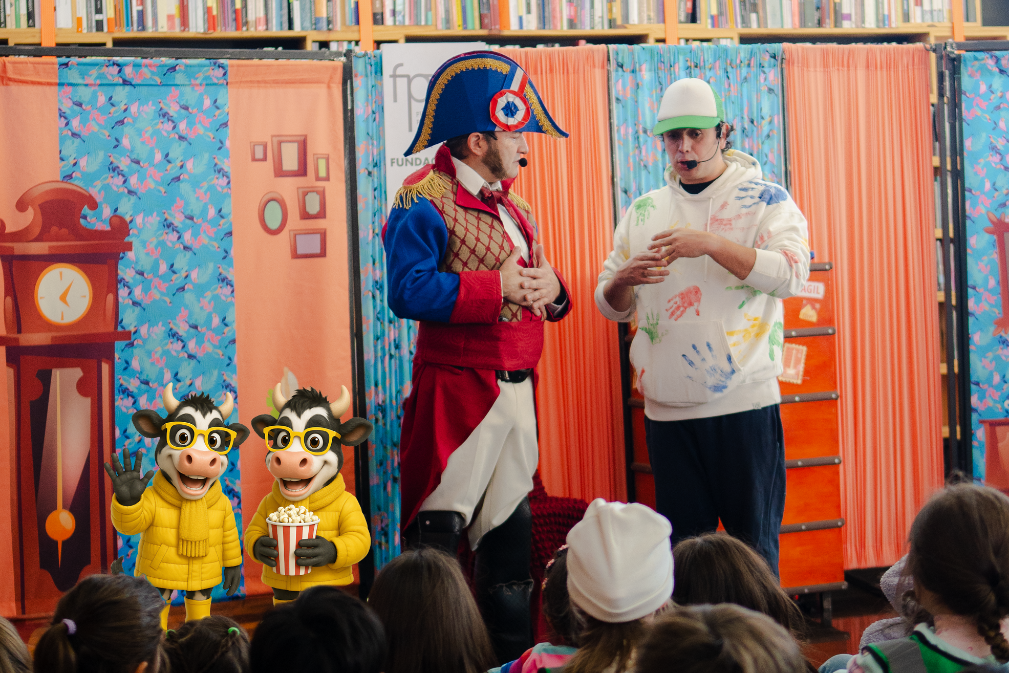 “El Baúl Mágico”: niños y niñas de Ñuñoa disfrutaron de una jornada cultural en las «vacas de invierno»
