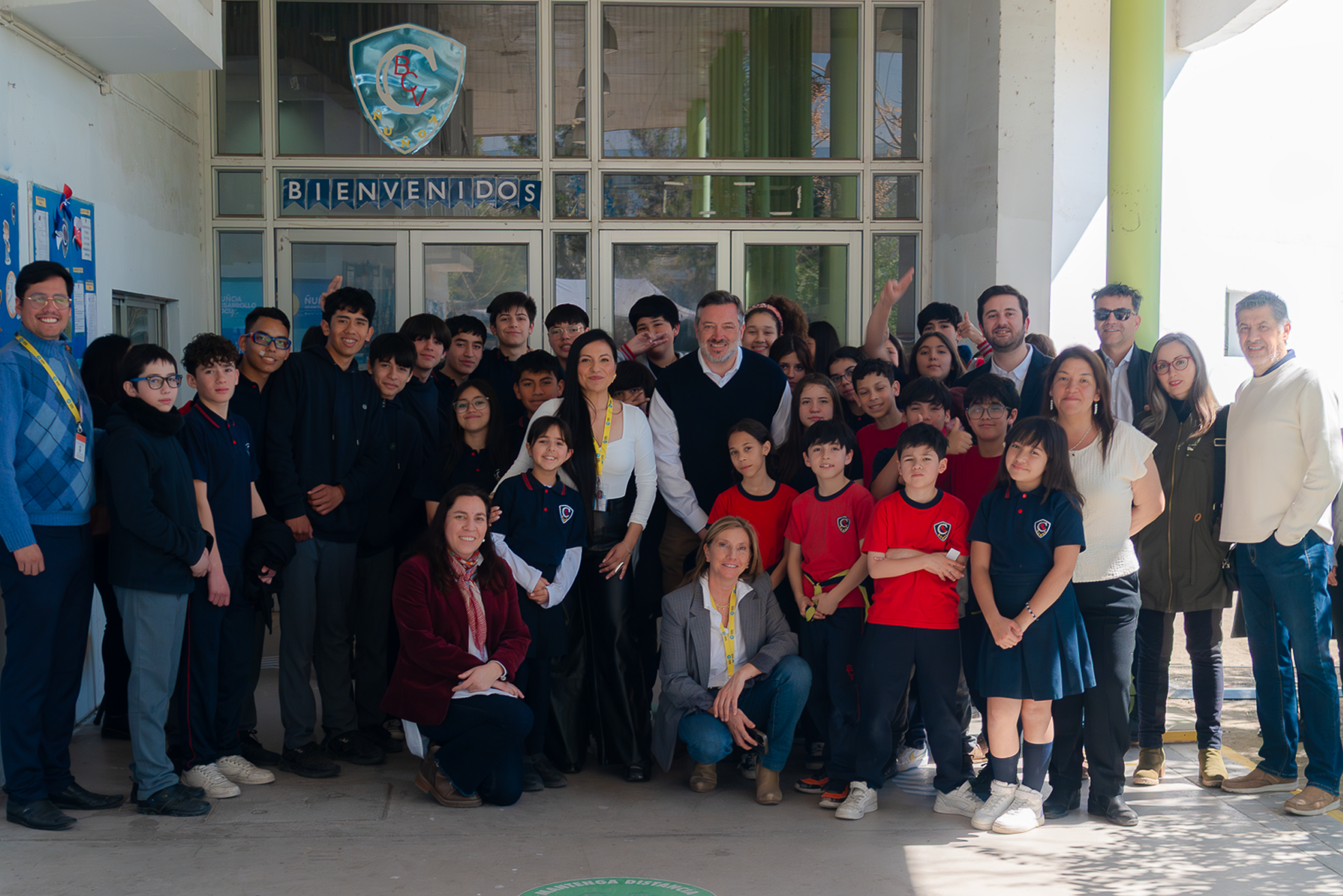 Alcalde Sichel visita las obras de remodelación en el Colegio Benjamín Claro Velasco