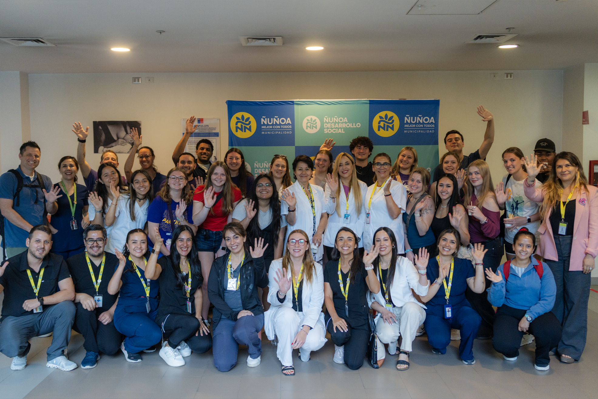 Visita de la Universidad de Northern Iowa a los CESFAM de Ñuñoa