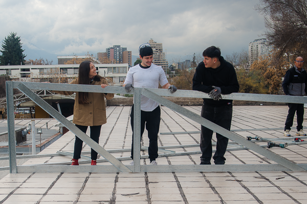 OBRAS DE INSTALACIÓN DE NUEVO TECHO EN LICEO AUGUSTOD’HALMAR